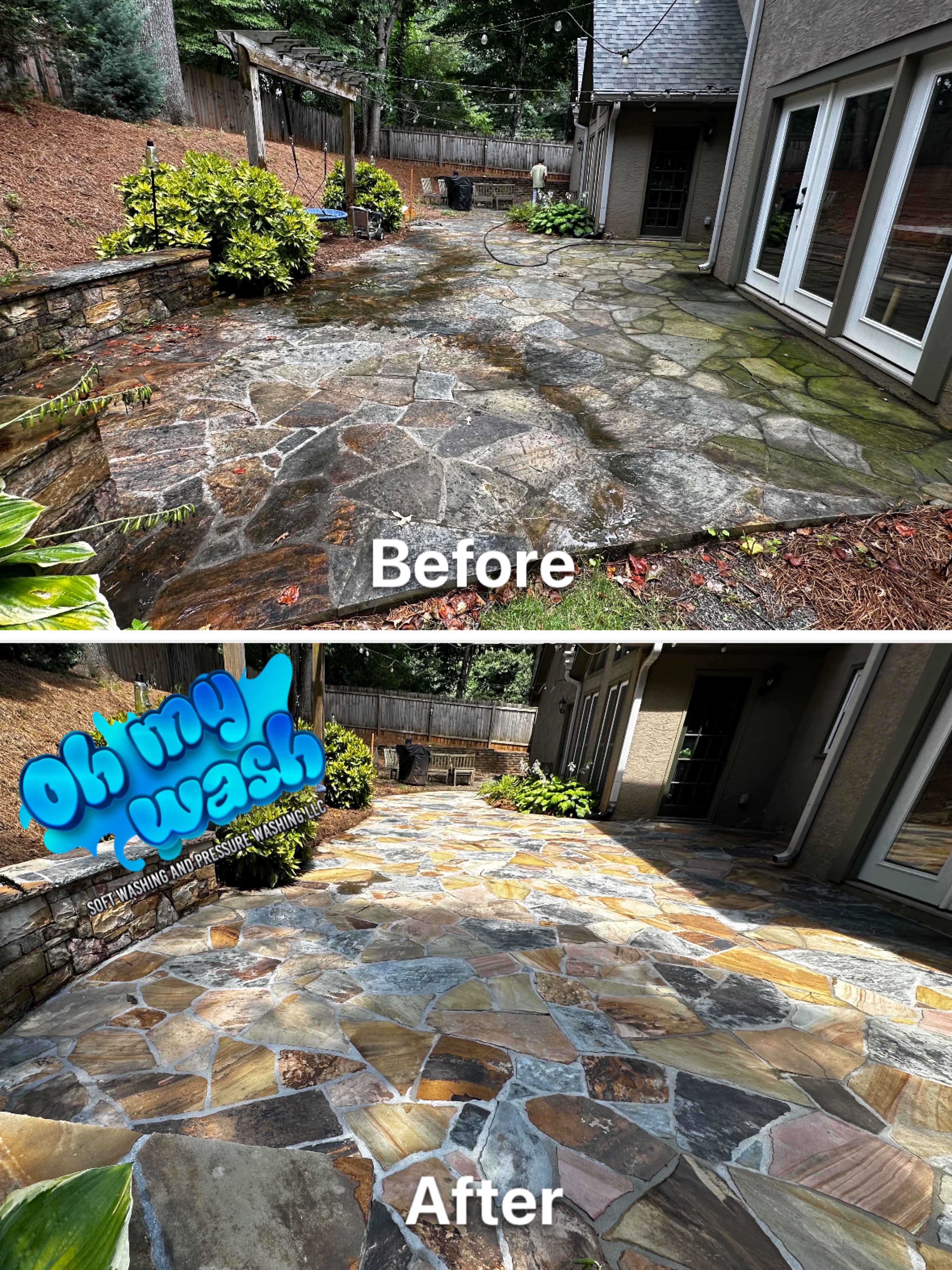 Enhance Your Acworth Home: Patio Cleaning with Oh My Wash!